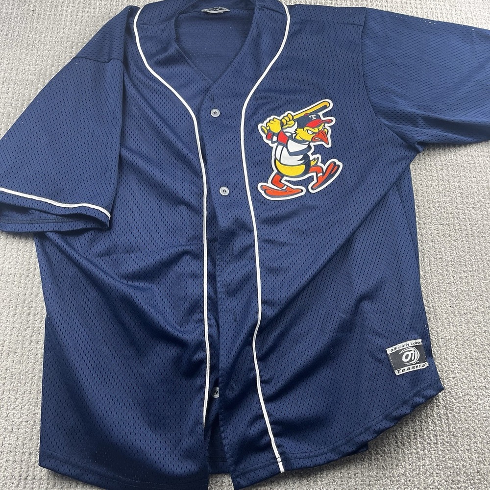 Toledo Mud Hens Jersey OT Sports Vintage Embroidered Logo Milb Baseball Mens XXL